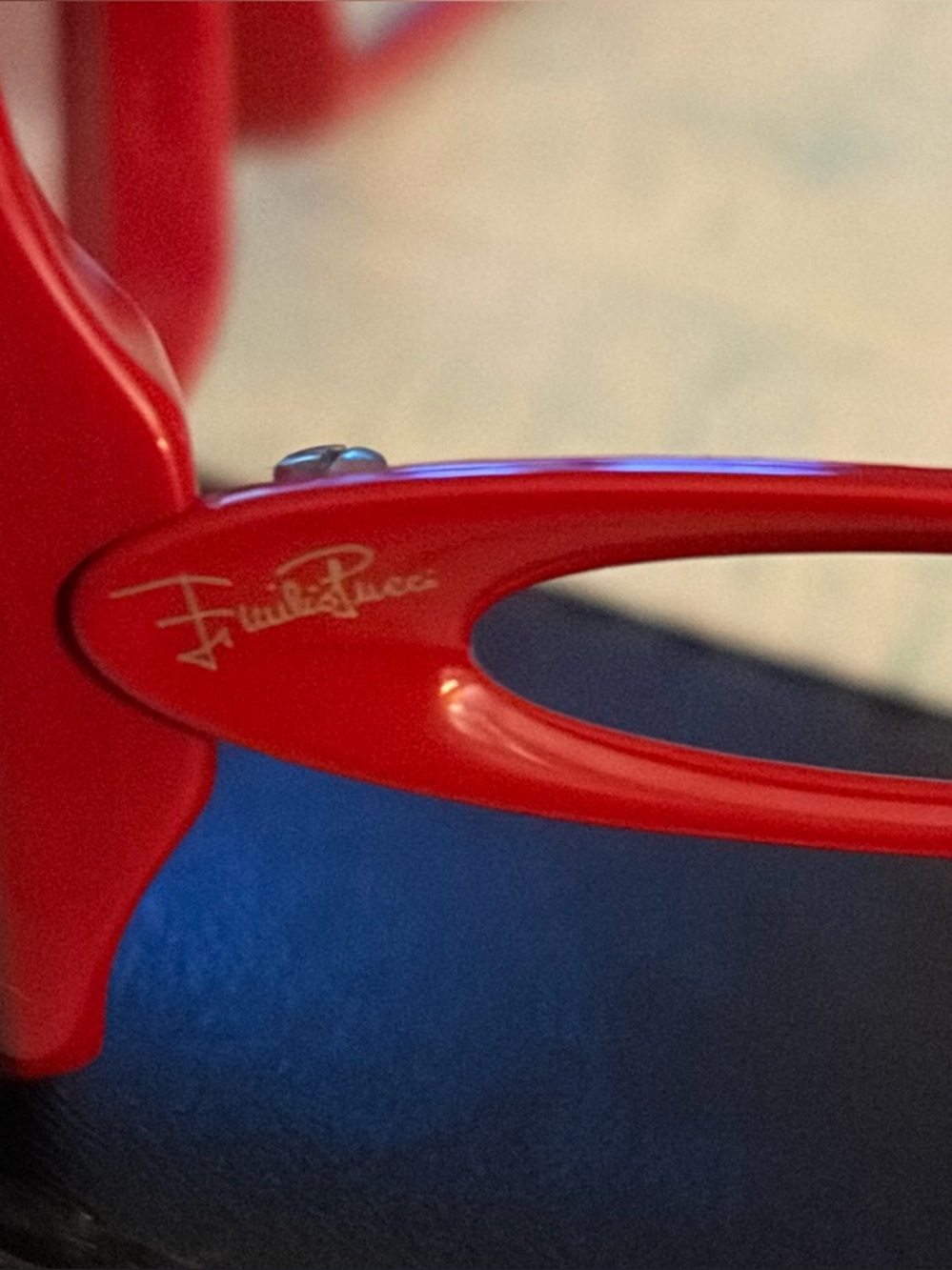 Emilio Pucci Women's Red Two toned Reading Glasses NWOT - Picture 2 of 7